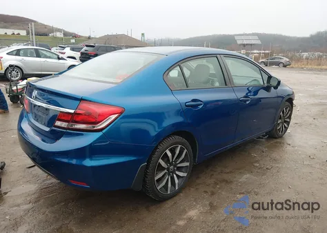 2015 Honda Civic Ex-L from USA, damaged, VIN 19XFB2F91FE046670